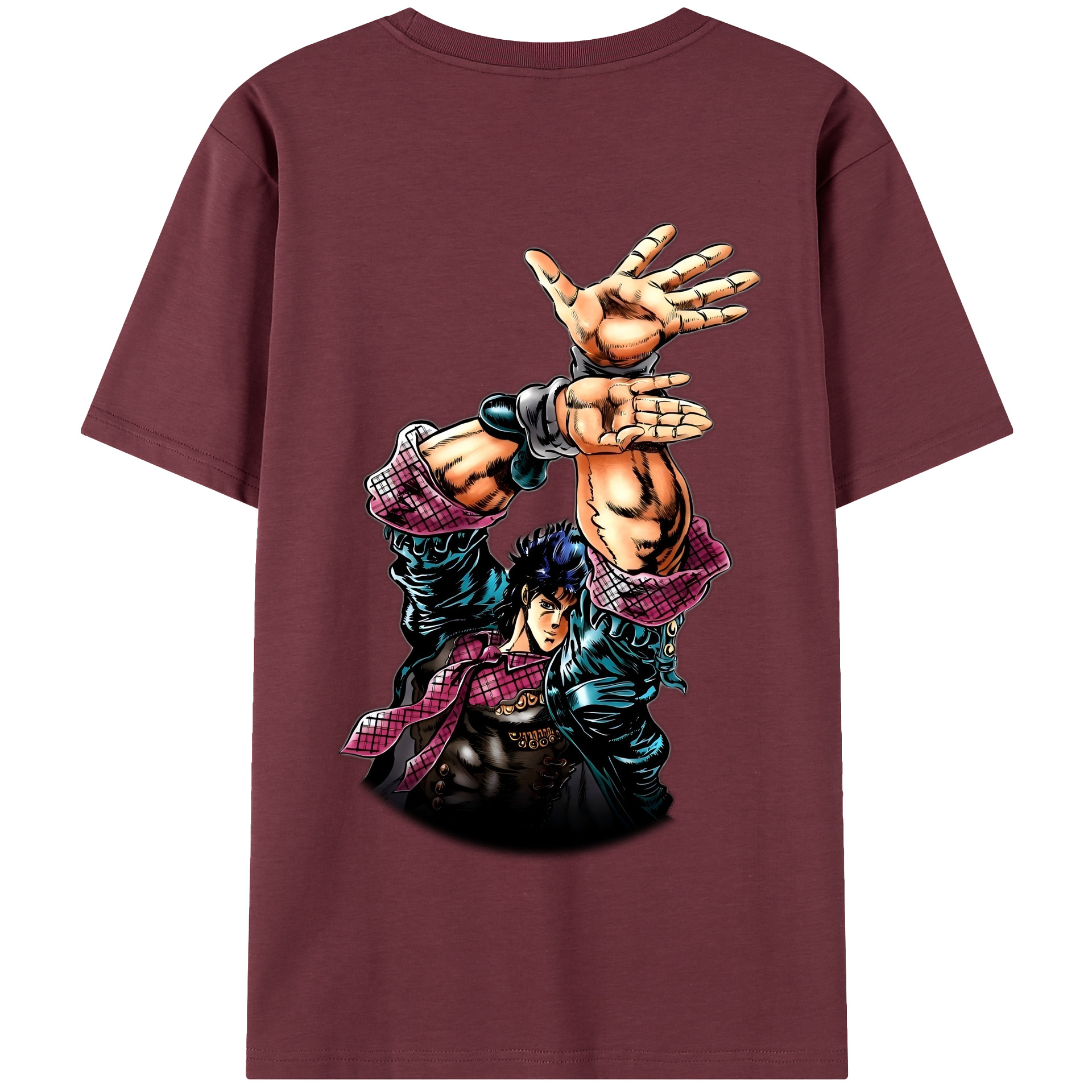 （画像用） ジョジョの奇妙な冒険 /ジョナサン?ジョースター JoJo's Bizarre Adventure Jonathan Joestar 綿100％半袖Tシャツ（背面プリント）